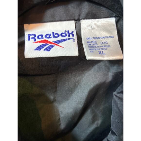 Reebox Men's Windbreaker Jacket Black - XL - Picture 5 of 6